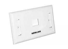 WALL PLATE 1 PUERTO